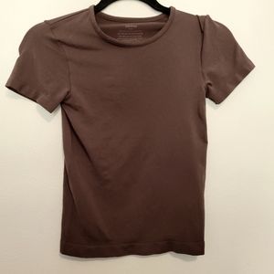 SKIMS orginal T shirt short-sleeved brown